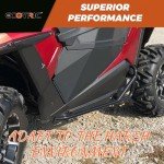 ECOTRIC Black Nerf Bars for Polaris RZR 2-Seater
