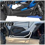 ECOTRIC Black Nerf Bars for Polaris RZR 2-Seater