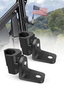 Heavy-Duty UTV Whip Light Mounts for Polaris