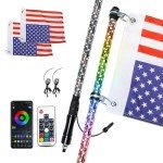 LED Whip Lights with Remote Control for ATV/UTV