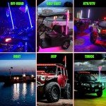 LED Whip Lights with Remote Control for ATV/UTV