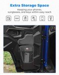 KEMIMOTO UTV Front Door Storage Bags for Polaris