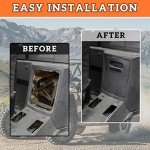 SAUTVS Black Engine Access Panel for Polaris RZR