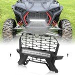 KEMIMOTO UTV Front Grill LED Light Bar