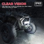 KEMIMOTO UTV Front Grill LED Light Bar