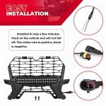 KEMIMOTO UTV Front Grill LED Light Bar