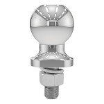 CURT 40098 2-Inch Chrome Hitch Ball for ATVs
