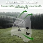 Universal Clear Motorcycle Windshield for ATVs
