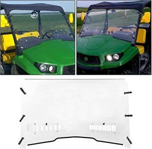 ECOTRIC Scratch-Resistant Windshield for John Deere Gator