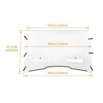 ECOTRIC Scratch-Resistant Windshield for John Deere Gator