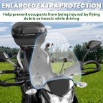 Universal Clear Motorcycle Windshield for ATVs