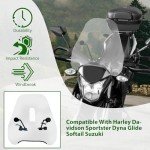 Universal Clear Motorcycle Windshield for ATVs