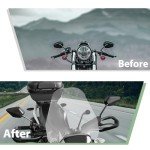 Universal Clear Motorcycle Windshield for ATVs