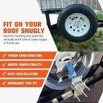 Heavy-Duty Spare Tire Bracket - 120 lbs Capacity