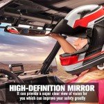15" Clear UTV Rearview Mirror with Clamps
