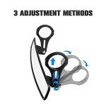 15" Clear UTV Rearview Mirror with Clamps