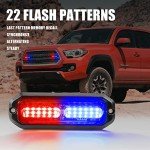 WINECO 2PCS LED Strobe Warning Lights Kit