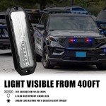 WINECO 2PCS LED Strobe Warning Lights Kit