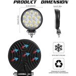 Zmoon 4.5" LED Round Light Bar (2PCS)