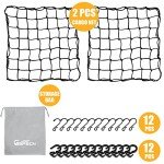 Heavy-Duty Cargo Net with Hooks for ATV