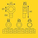 ATV UTV Light Bar Mounting Clamp Kits