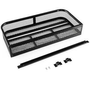 Heavy Duty ATV Front Cargo Basket with Rails