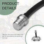 Yumfugu 2 PCS Universal ATV Fuel Vent Hose