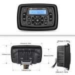 Bluetooth Marine Stereo System with Waterproof Speakers