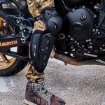 Scoyco Adjustable Motorcycle Knee Shin Guard Pads
