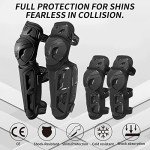 Scoyco Adjustable Motorcycle Knee Shin Guard Pads
