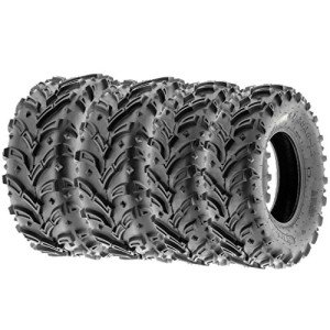 SunF 25x8-12 Mud Tires for ATV/UTV Bundle