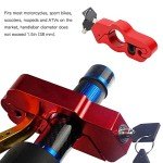 Motorcycle Handlebar Brake Lock for ATVs and Scooters