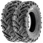 SunF 25x8-12 Mud Tires for ATV/UTV Bundle
