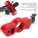 Motorcycle Handlebar Brake Lock for ATVs and Scooters