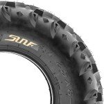 SunF 25x8-12 Mud Tires for ATV/UTV Bundle