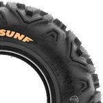 2 SunF Power.II 19x7-8 ATV All-Terrain Tires