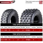 WANDA 4 Sport ATV Tires Set - 21x8-9 & 22x10-10