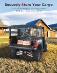 KEMIMOTO UTV Cargo Bed Cover for Polaris Ranger