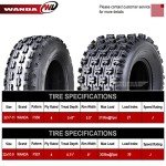 WANDA Sport ATV Tire Set 22x7-11 & 22x10-9