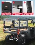 KEMIMOTO UTV Cargo Bed Cover for Polaris Ranger