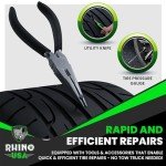 Rhino USA Heavy Duty Tire Plug Repair Kit