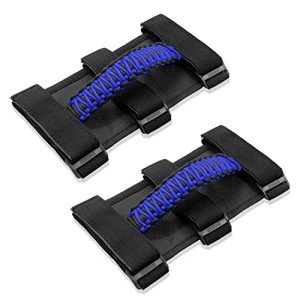 Jeep Wrangler Roll Bar Grab Grip Handles - Blue