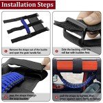 Jeep Wrangler Roll Bar Grab Grip Handles - Blue