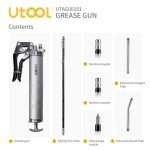 UTOOL Heavy Duty Pistol Grip Grease Gun Kit