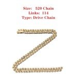 KAMIER 520 Drive Chain with 5 Master Links