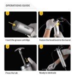UTOOL Heavy Duty Pistol Grip Grease Gun Kit