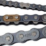 HIAORS 428 Drive Chain with 5 Master Links