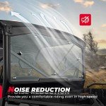 KEMIMOTO UTV Rear Dark Tint Windshield