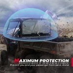 KEMIMOTO UTV Rear Dark Tint Windshield