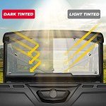 KEMIMOTO UTV Rear Dark Tint Windshield